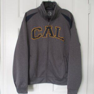 Campus Drive Mens L/S "CAL" Berkeley Full Zip Fleece-lined Sweatshirt - Small